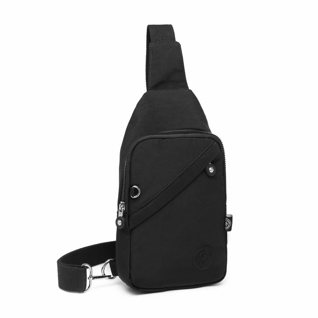 Smart Bags Krinkıl Kumaş Bodybag Postacı Çantası Kadın 1239 Siyah