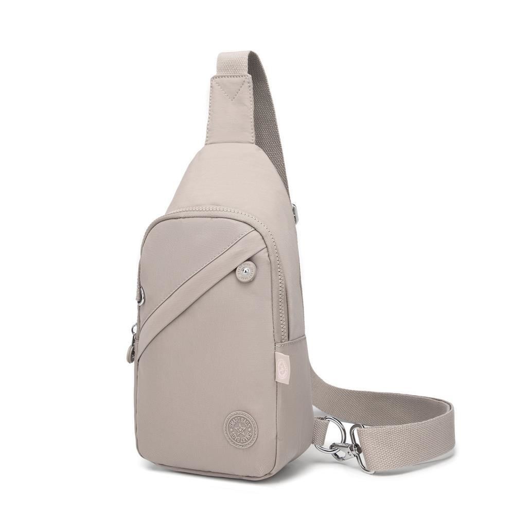 Smart Bags Krinkıl Kumaş Bodybag Postacı Çantası Kadın 1239 A.Vizon