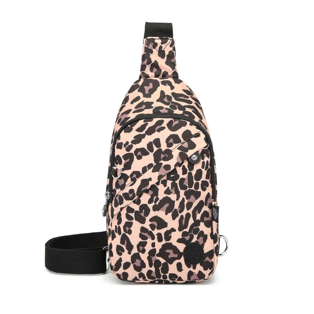 Smart Bags Krinkıl Kumaş Bodybag Postacı Çantası Kadın 1239 Leopar