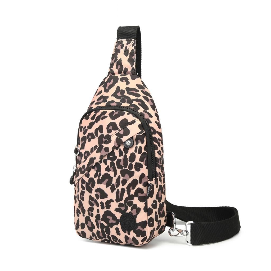 Smart Bags Krinkıl Kumaş Bodybag Postacı Çantası Kadın 1239 Leopar