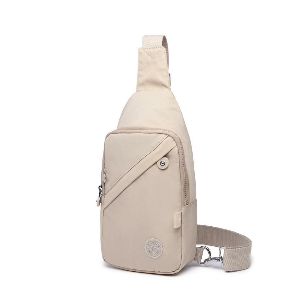 Smart Bags Krinkıl Kumaş Bodybag Postacı Çantası Kadın 1239 Bej
