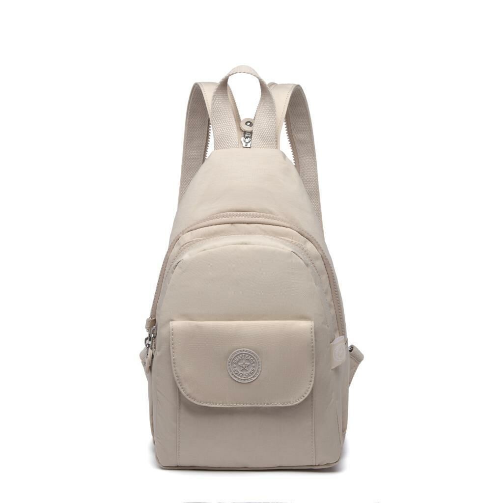 Bodybag Askılı Sırt Çantası Krinkıl Kumaş Smart Bags 1237 Bej