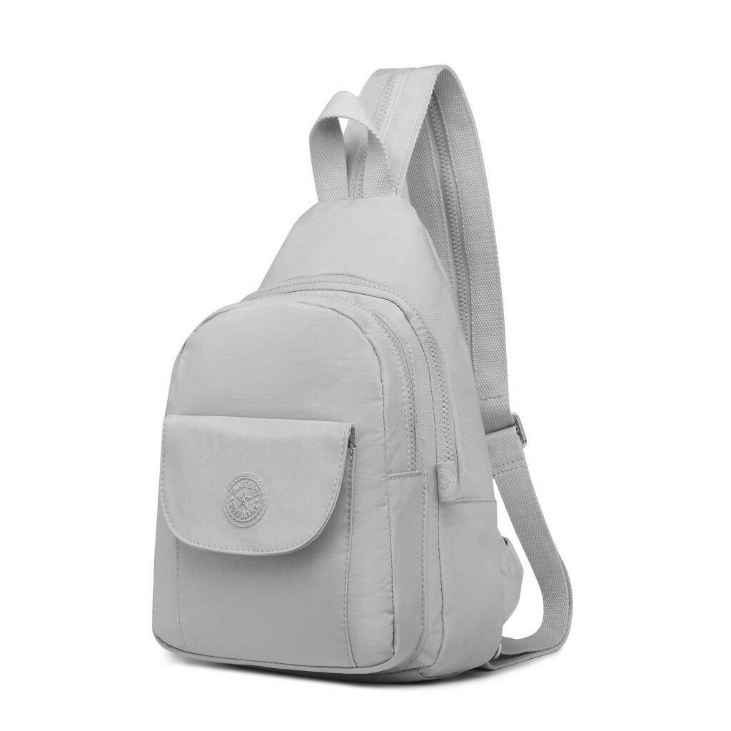 Bodybag Askılı Sırt Çantası Krinkıl Kumaş Smart Bags 1237 11 A.Gri