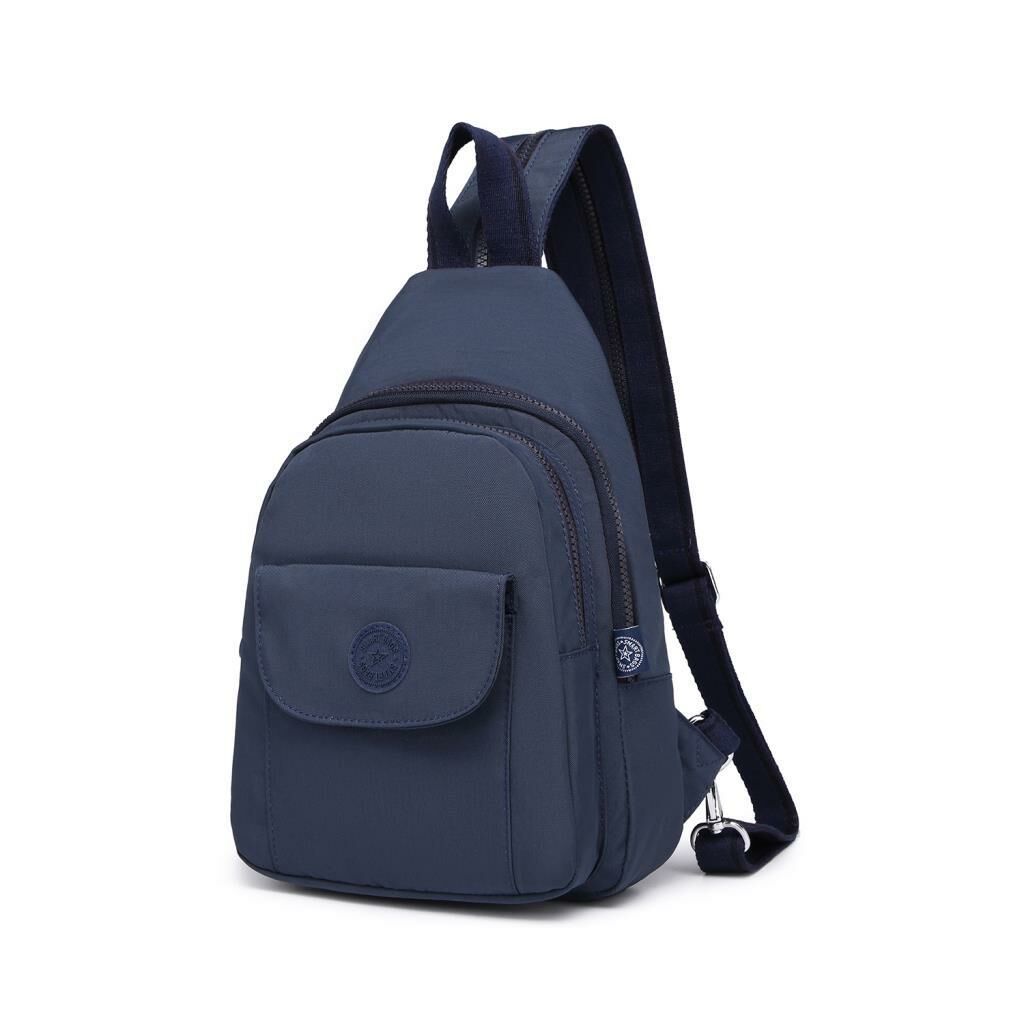 Bodybag Askılı Sırt Çantası Krinkıl Kumaş Smart Bags 1237 Lacivert