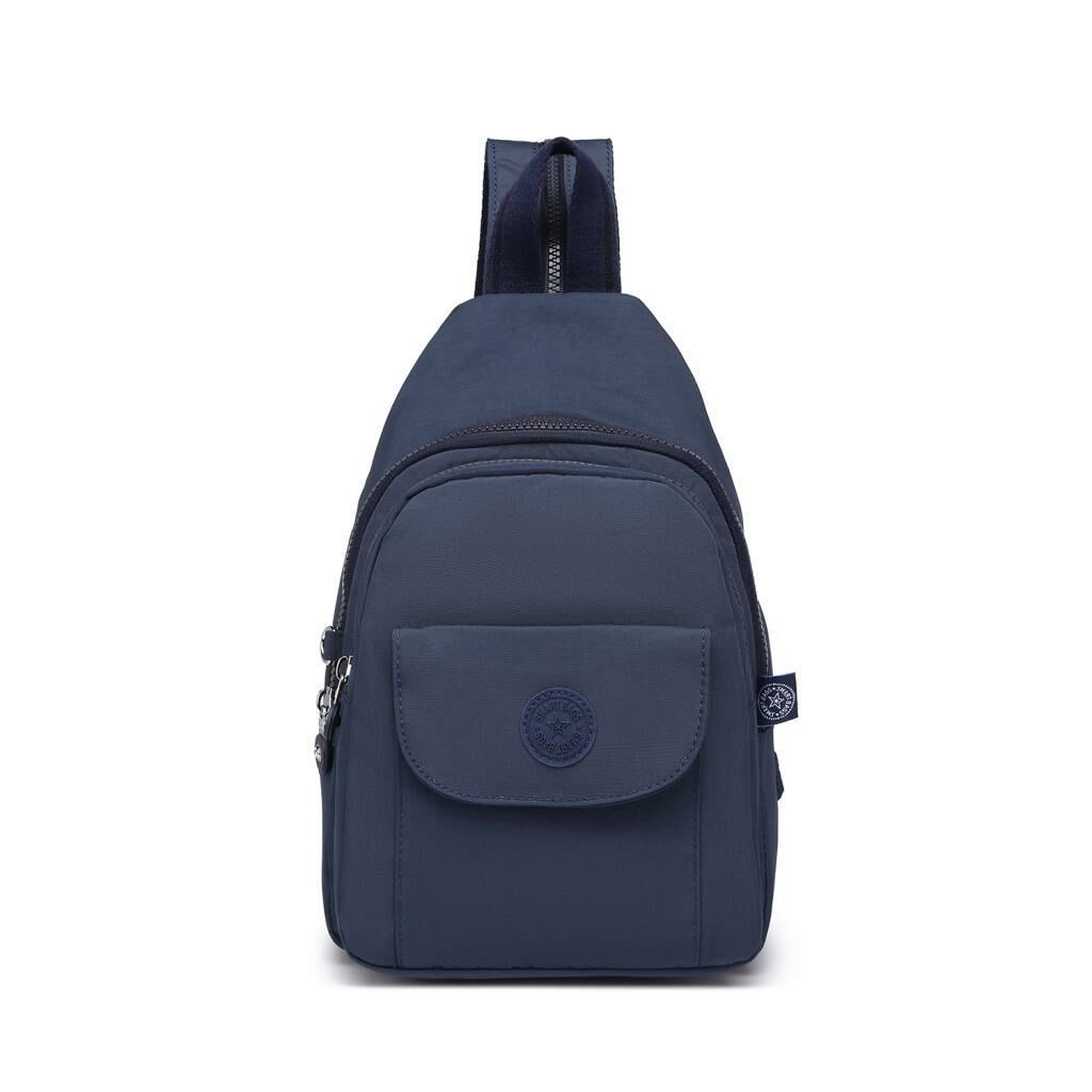 Bodybag Askılı Sırt Çantası Krinkıl Kumaş Smart Bags 1237 Lacivert