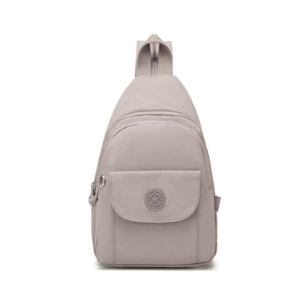 Bodybag Askılı Sırt Çantası Krinkıl Kumaş Smart Bags 1237 A.Vizon