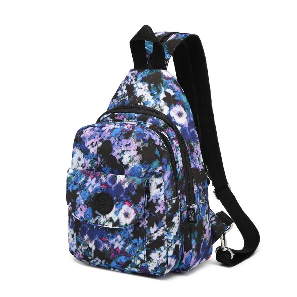 Bodybag Askılı Sırt Çantası Krinkıl Kumaş Smart Bags 1237 Mavi Print