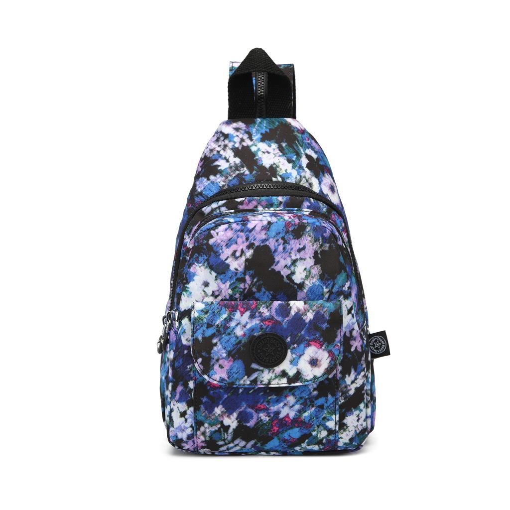 Bodybag Askılı Sırt Çantası Krinkıl Kumaş Smart Bags 1237 Mavi Print