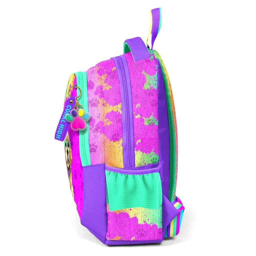Coral High 2li Set Köpek Desenli Okul Çantası Beslenme 23649
