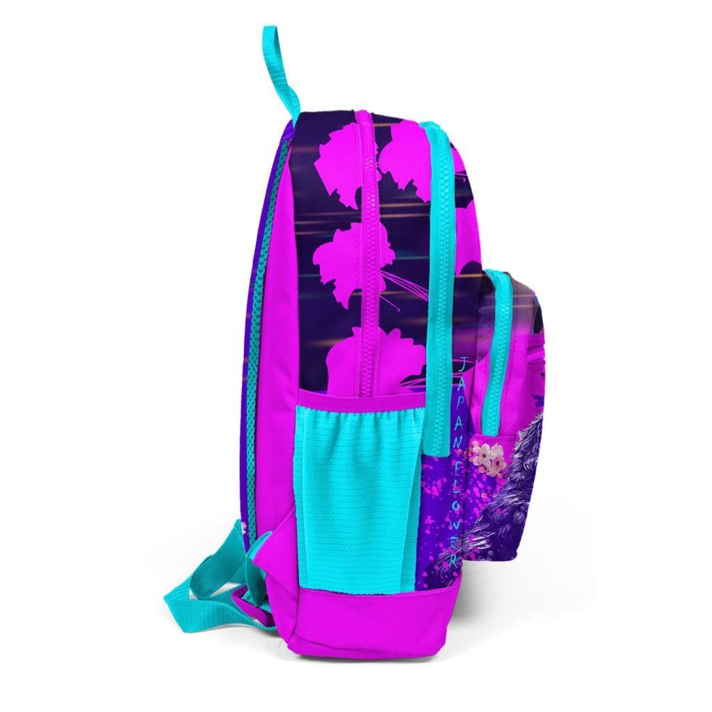 Coral High 2li Set Kedili Kız Desenli Okul Çantası Beslenme 23753