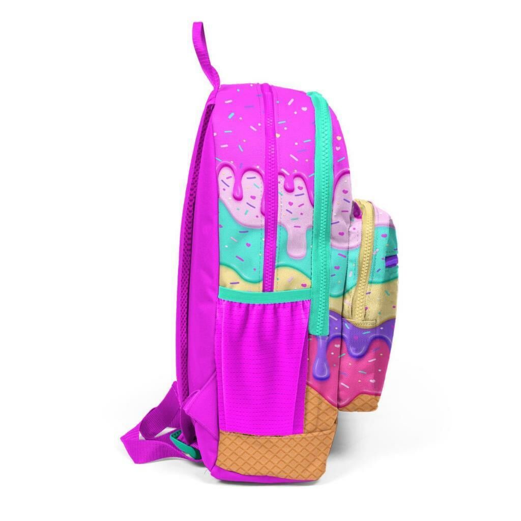 Coral High 2li Set Dondurma Desenli Okul Çantası Beslenme 23731