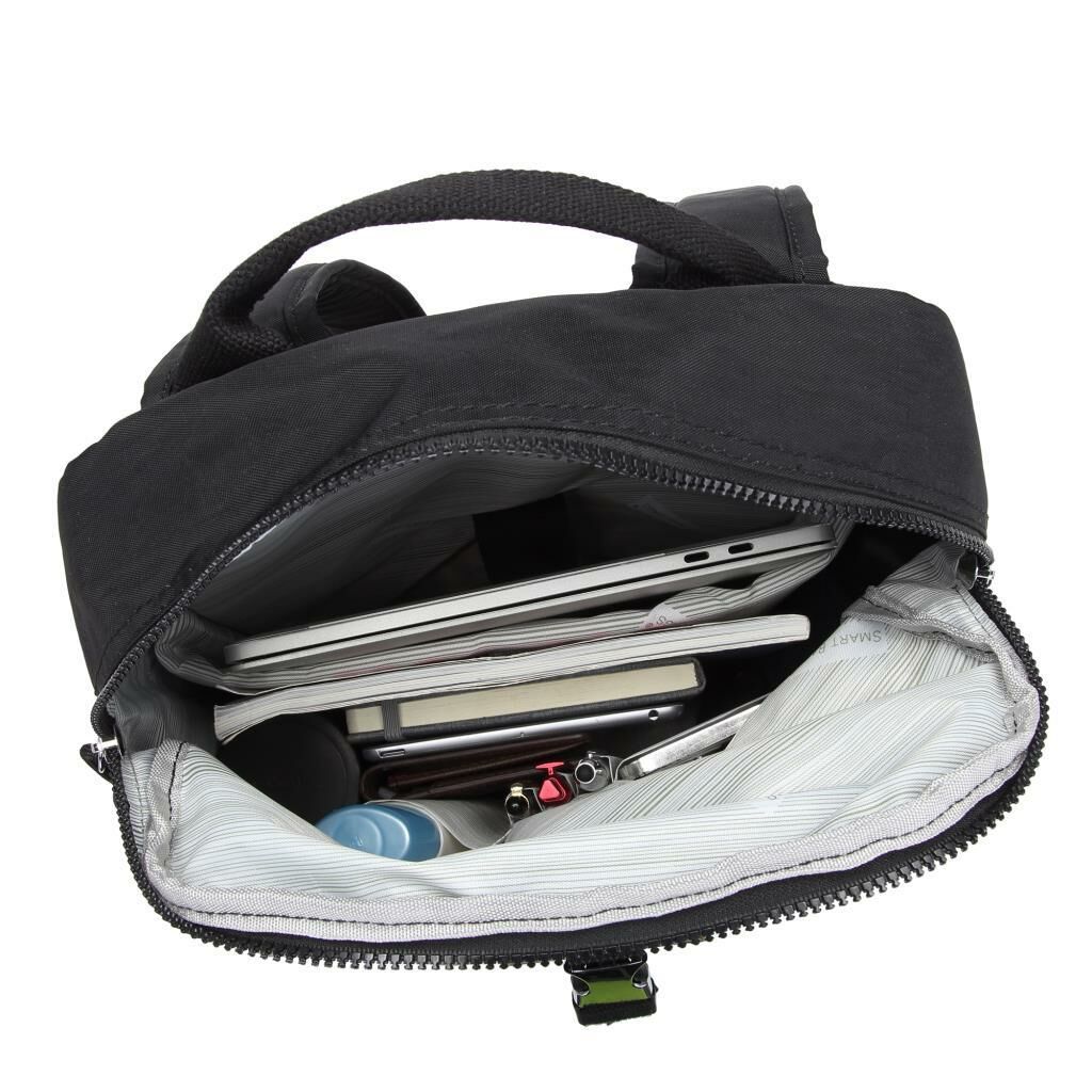 Smart Bags Uniseks Sırt Çantası Büyük Boy Renkli Tasarım 3183 Siyah/Gri