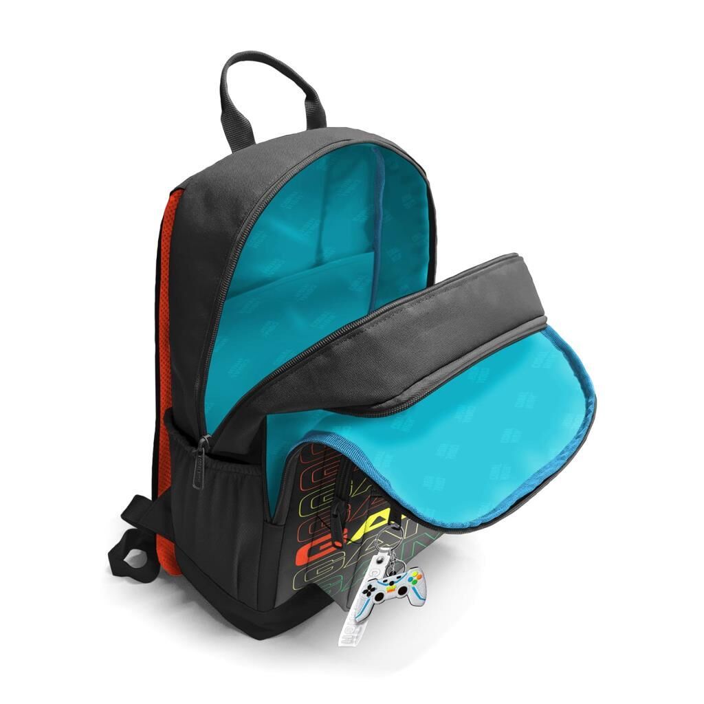 Coral High 2li Set Gamer Desenli Okul Çantası Beslenme 23640