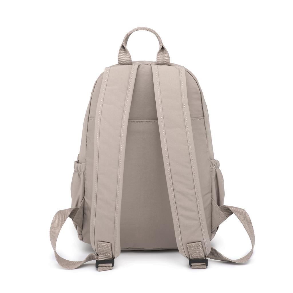 Orta Boy Kadın Sırt Çantası Smart Bags Krinkıl Kumaş 1187 A.Vizon