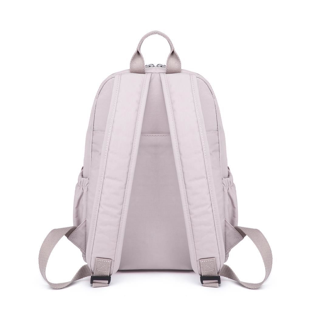 Orta Boy Kadın Sırt Çantası Smart Bags Krinkıl Kumaş 1187 Kum