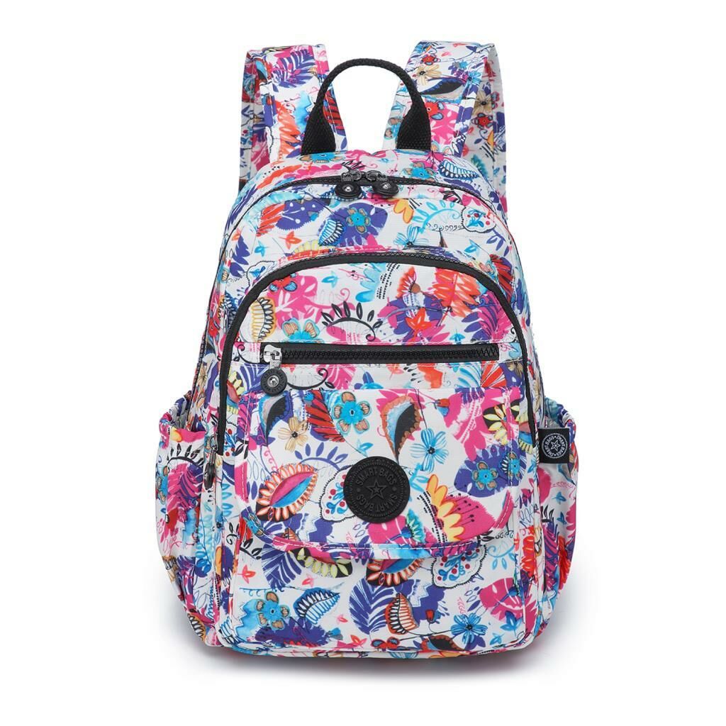 Orta Boy Kadın Sırt Çantası Smart Bags Krinkıl Kumaş 1187 Selva