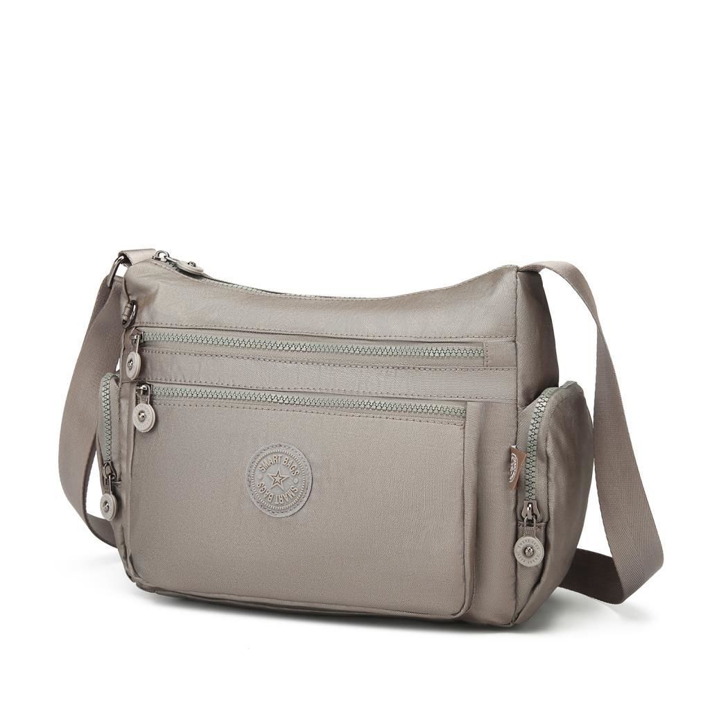 Metalik Kumaş Kadın Postacı Çantası Smart Bags 1115 Siyah
