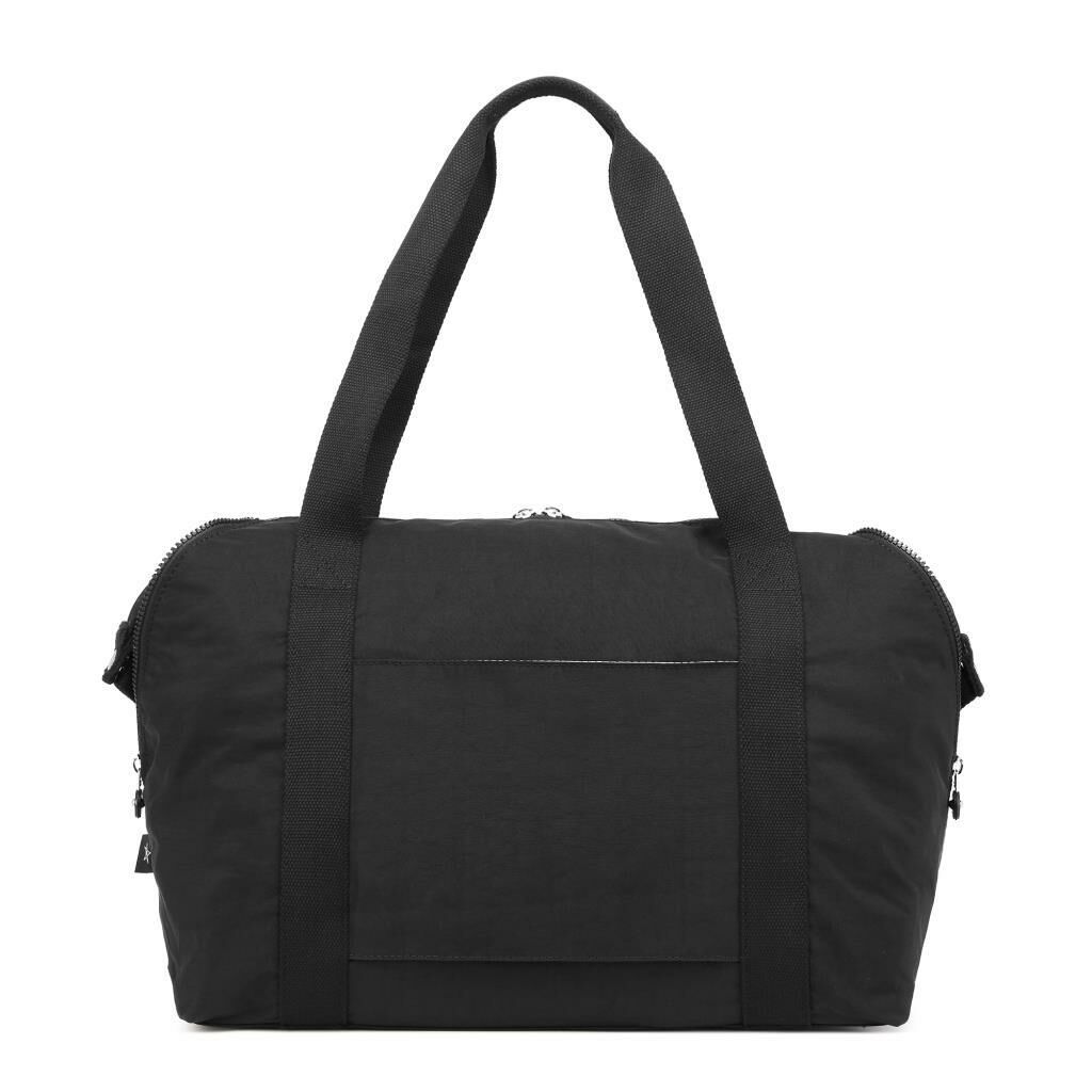 Smart Bags Dev Boy Kadın Çantası Krinkıl Kumaş 3082 Siyah