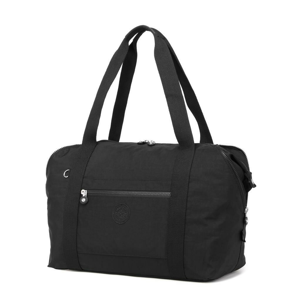 Smart Bags Dev Boy Kadın Çantası Krinkıl Kumaş 3082 Siyah