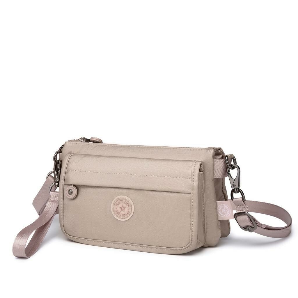 Metalik Kumaş Minik Boy Smart Bags Postacı Kadın Çantası 1191 Rose