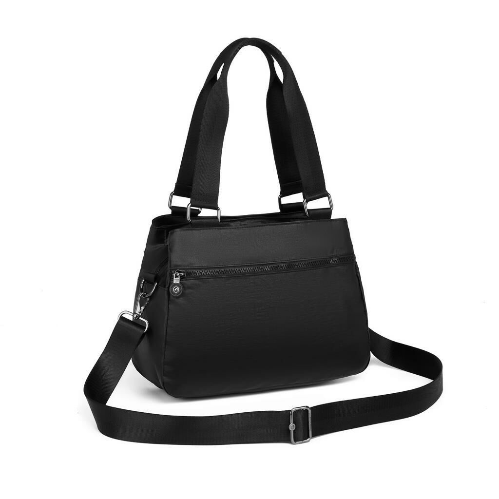 Metalik Kumaş Kadın Omuz Çantası Smart Bags 1125 Siyah