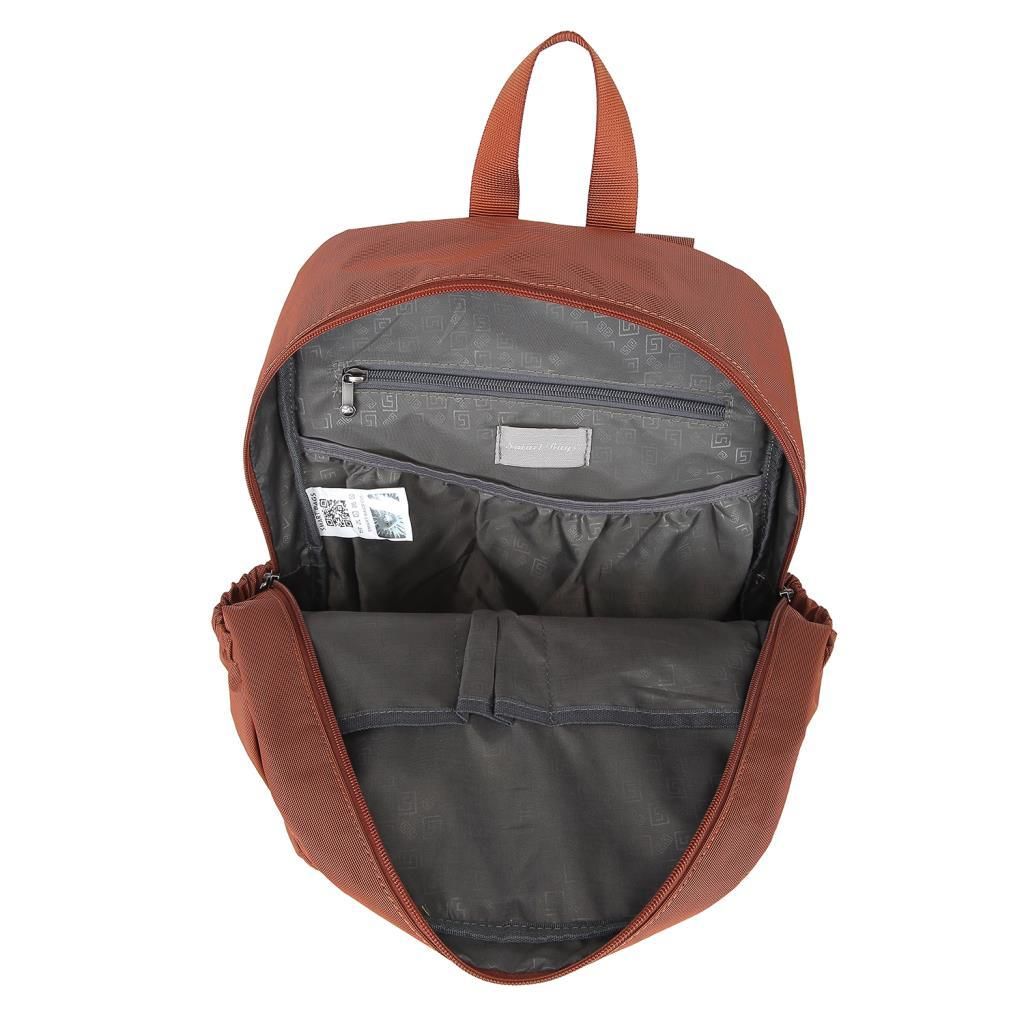 Exclusive Serisi Uniseks Sırt Çantası Smart Bags 8702 Kahve