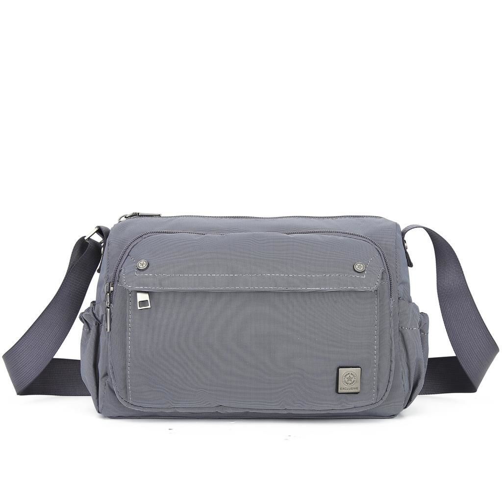 Exclusive Serisi Uniseks Postacı Çantası Smart Bags 8701 Gri