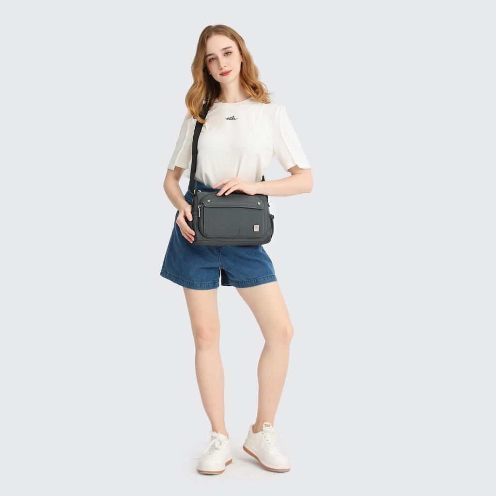 Exclusive Serisi Uniseks Postacı Çantası Smart Bags 8701 Gri