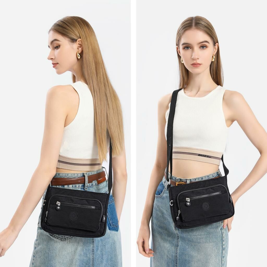 Metalik Kumaş Kadın Postacı Çantası Smart Bags 3270 Platin