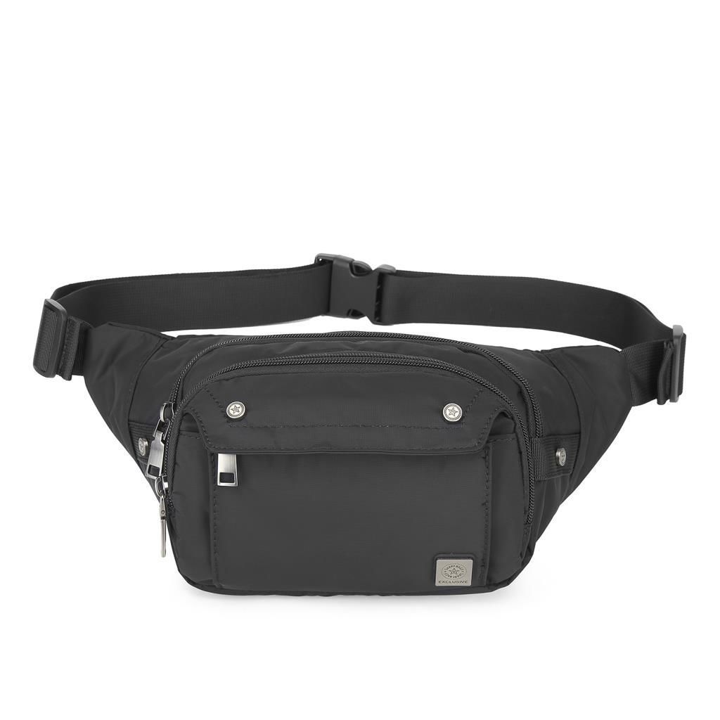 Exclusive Serisi Uniseks Bodybag Bel Çantası Smart Bags 8705 Siyah