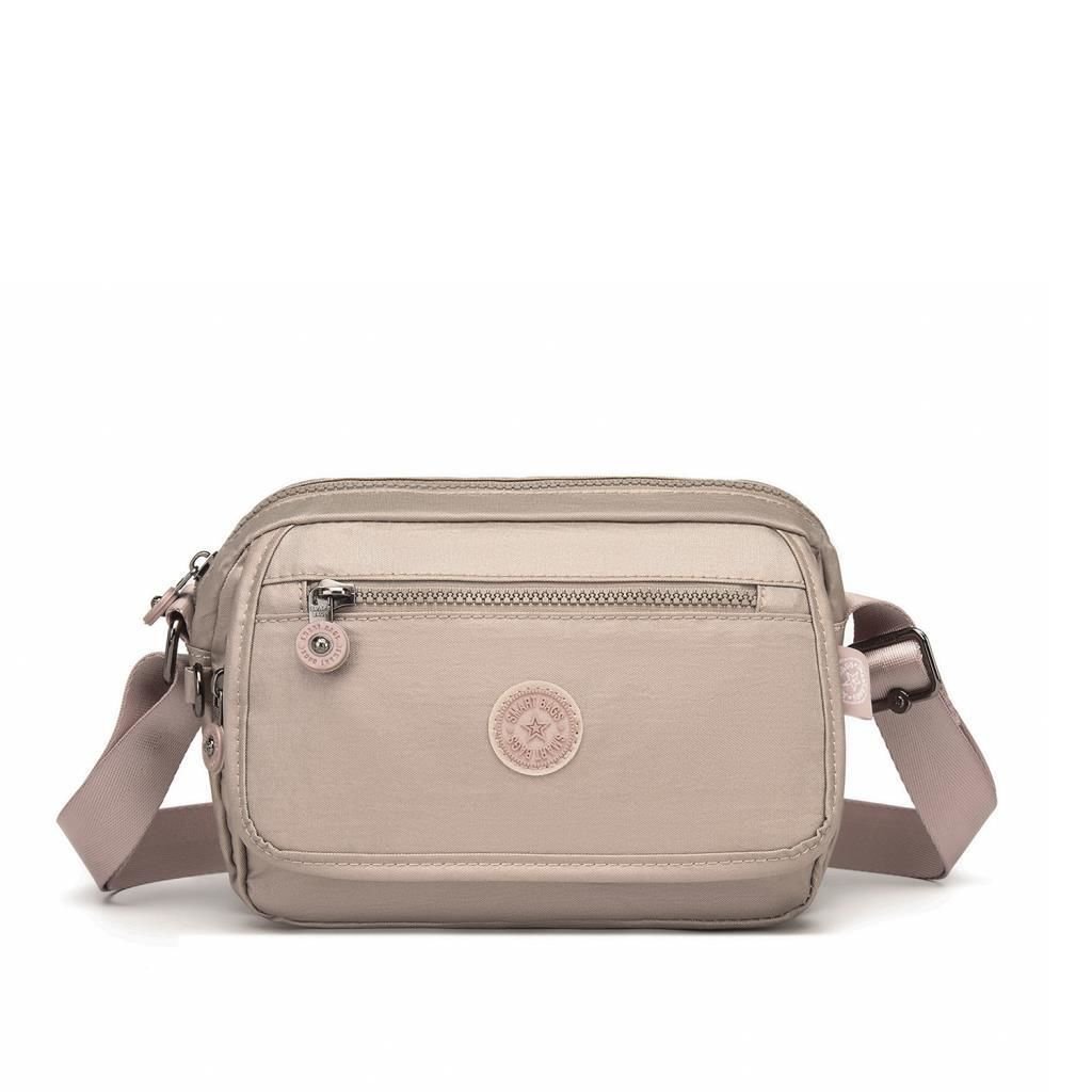 Metalik Kumaş Kadın Postacı Çantası Smart Bags 3166 Siyah