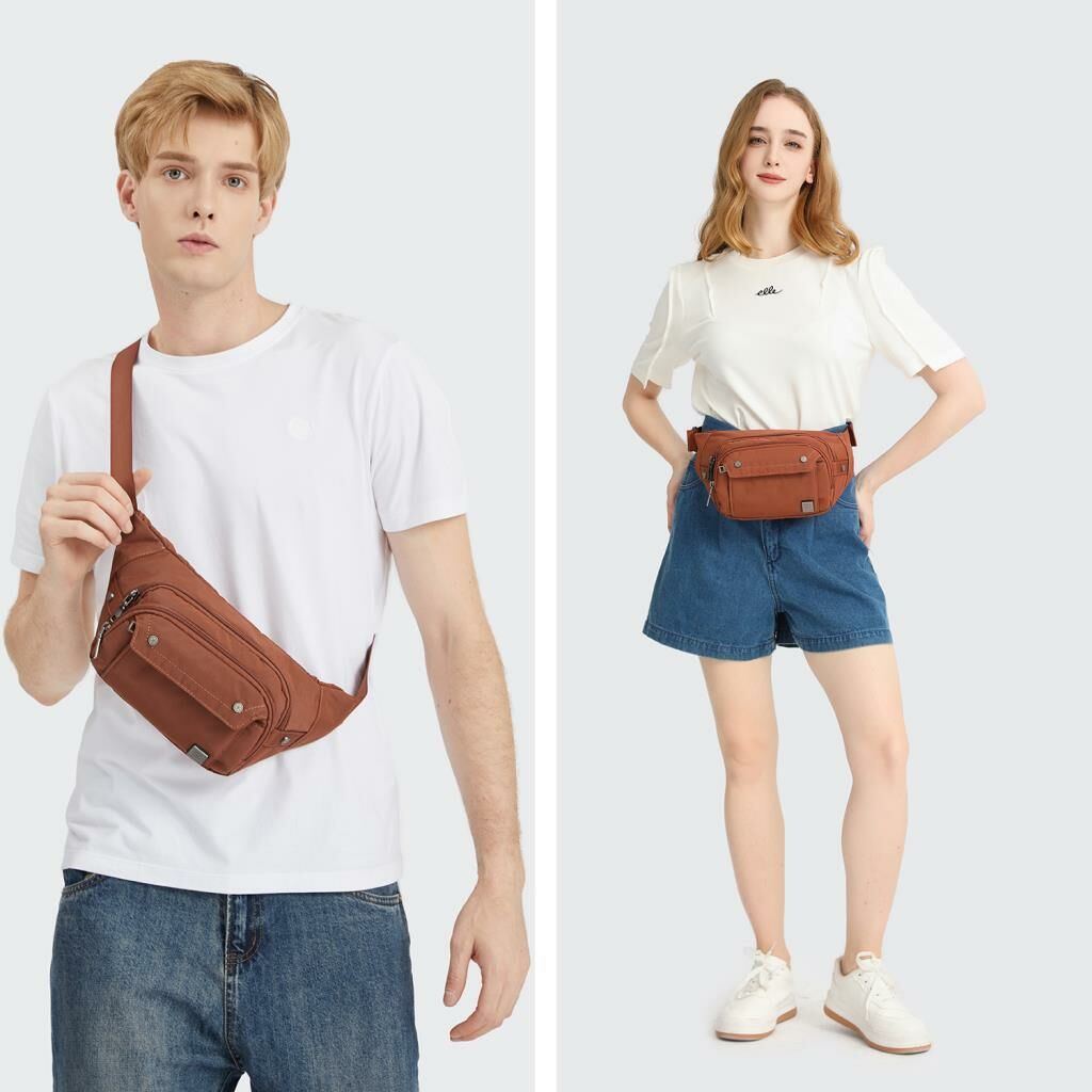 Exclusive Serisi Uniseks Bodybag Bel Çantası Smart Bags 8705 Kahve