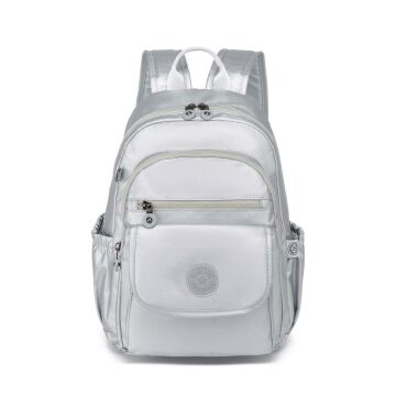 Metalik Kumaş Orta Boy Kadın Sırt Çantası Smart Bags 1187