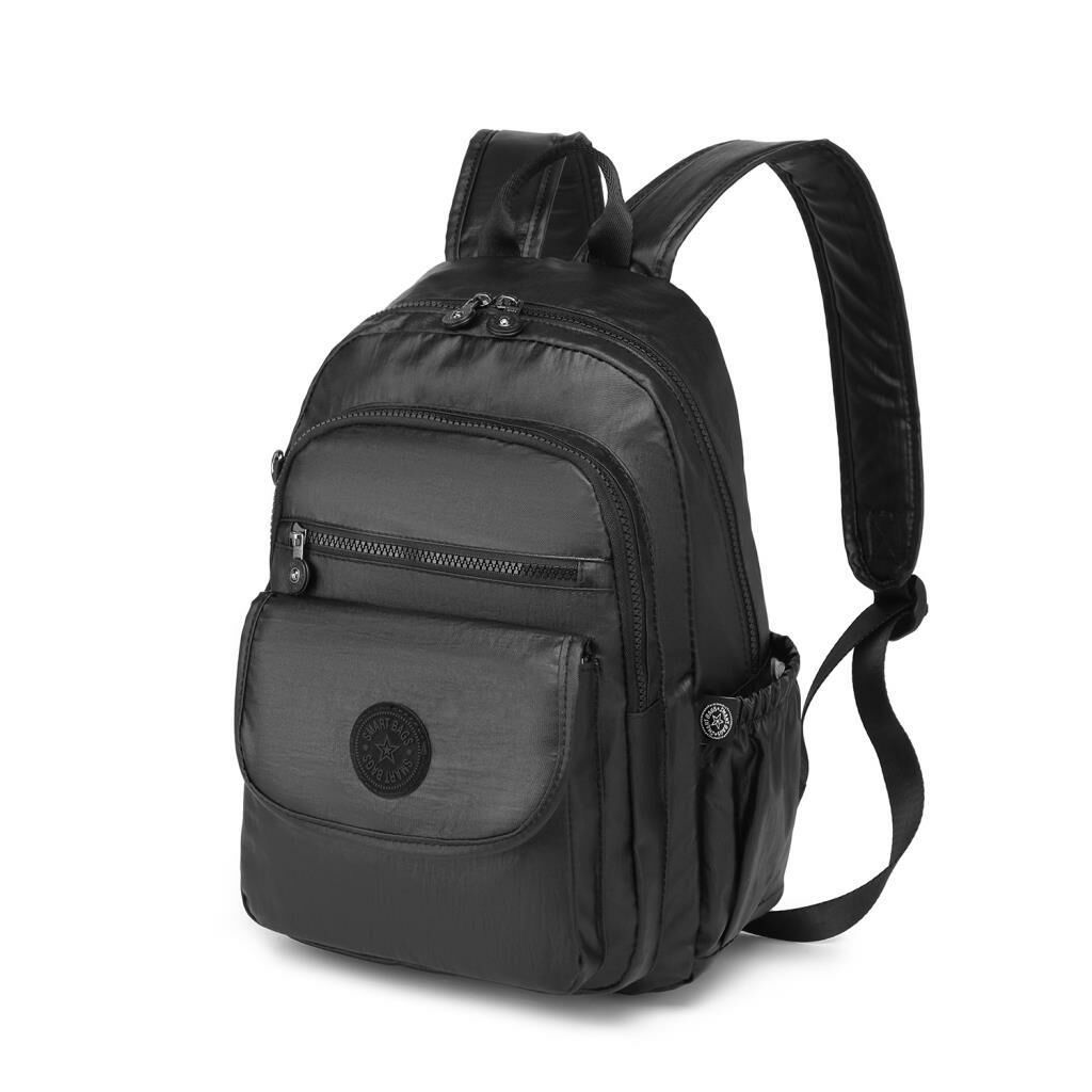 Metalik Kumaş Orta Boy Kadın Sırt Çantası Smart Bags 1187