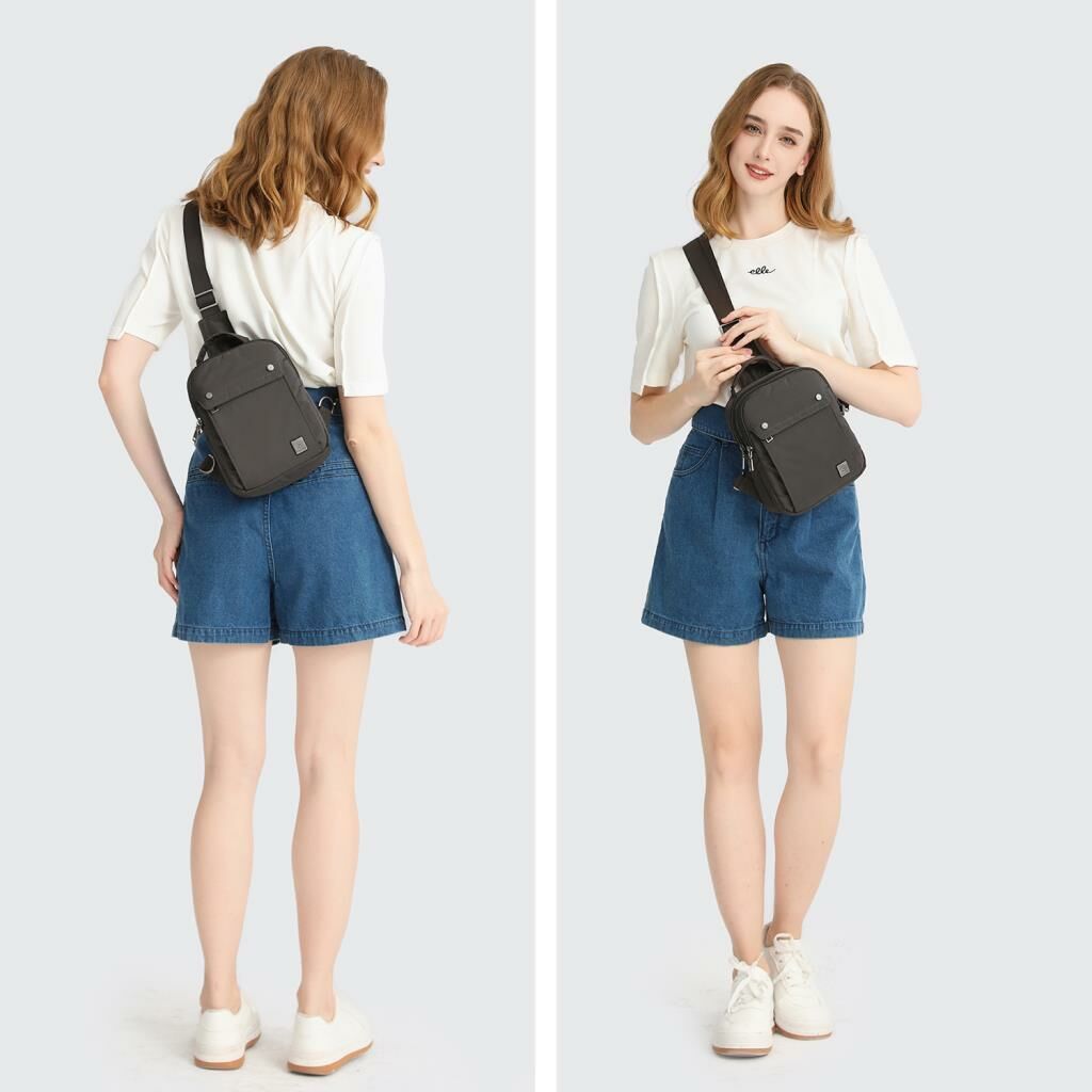 Exclusive Serisi Uniseks Bodybag Omuz Çantası Smart Bags 8706 Siyah