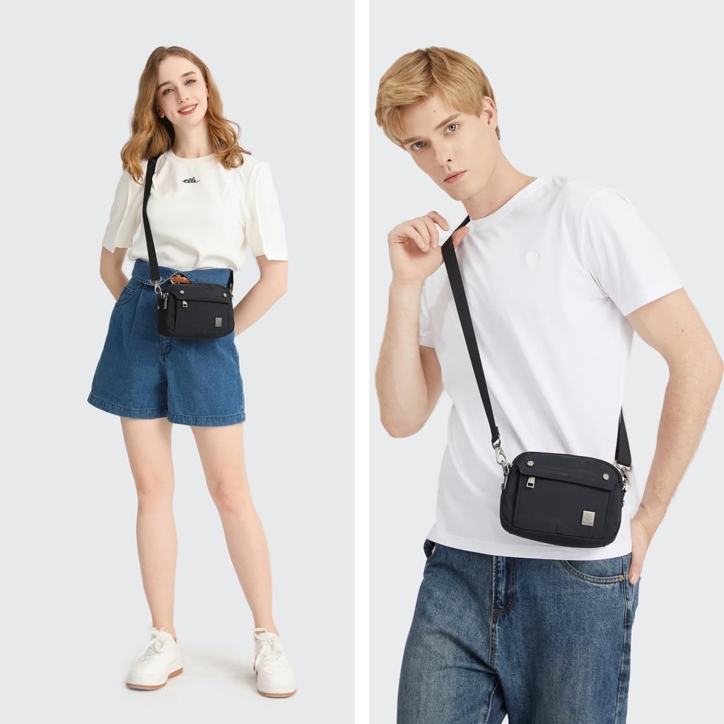 Exclusive Serisi Uniseks Postacı Çantası Smart Bags 8708 Siyah