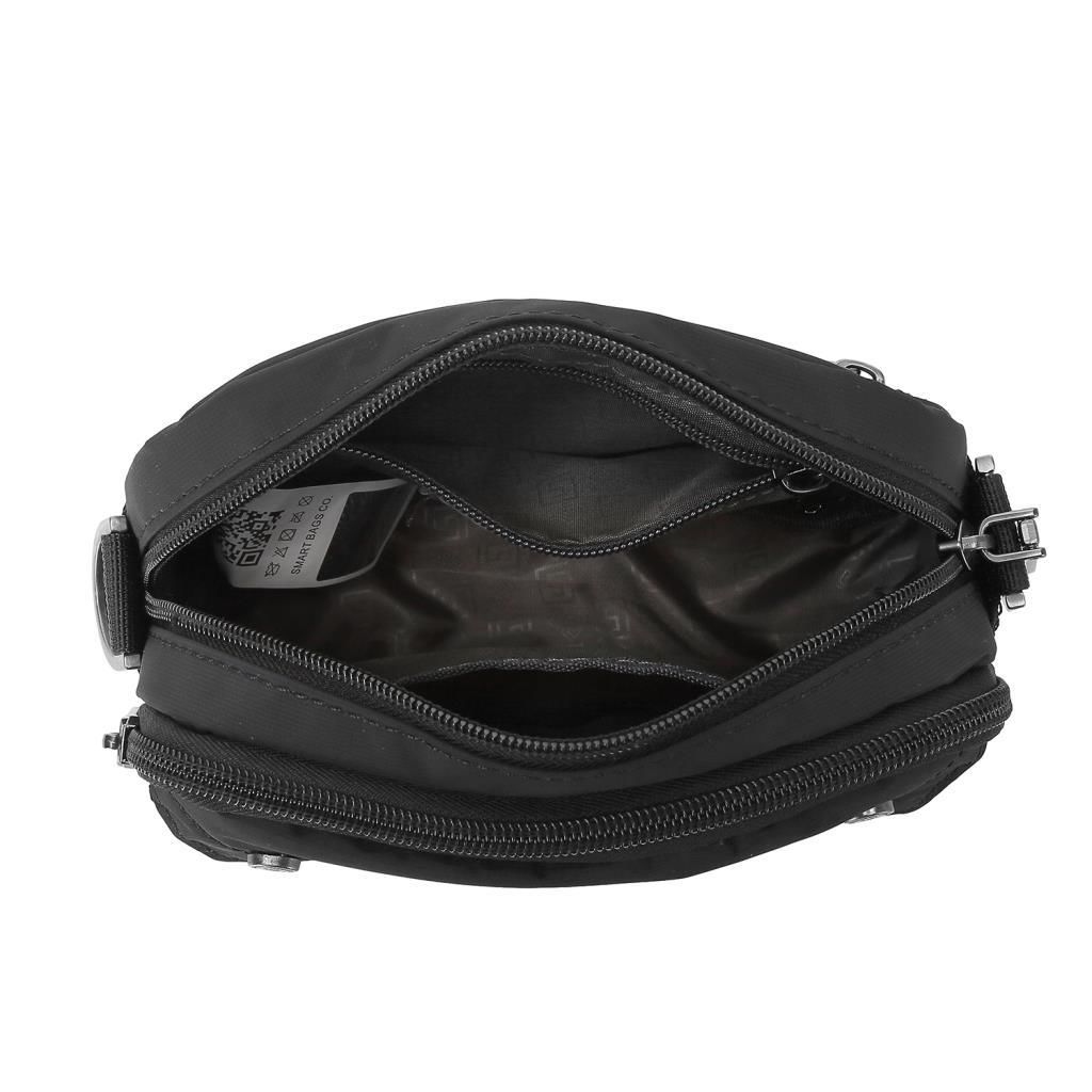 Exclusive Serisi Uniseks Postacı Çantası Smart Bags 8708 Siyah