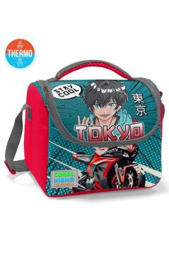 Coral High Thermo Beslenme Çantası Anime Motorsiklet Desen 11764