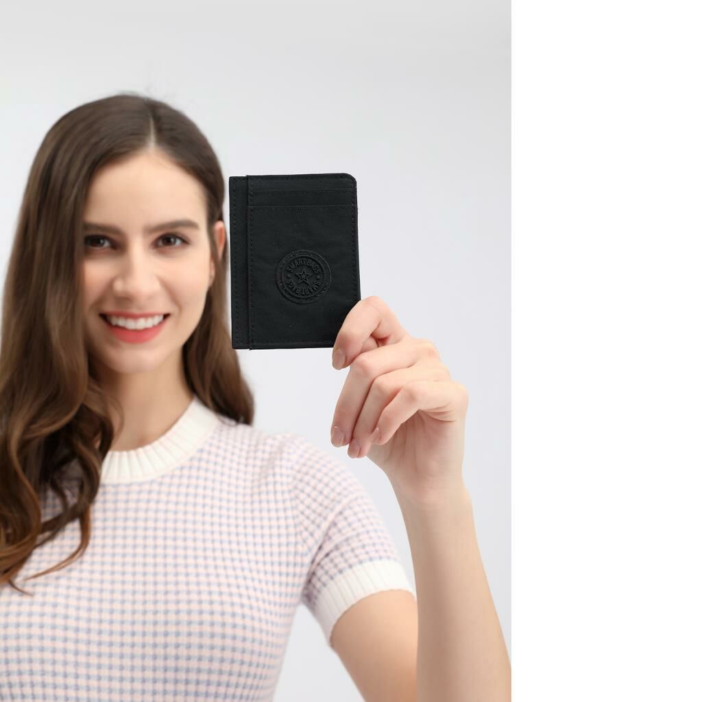 Smart Bags Kredi Kartı Cüzdanı Kartlık Uniseks Kumaş 3185 Açık Kahve