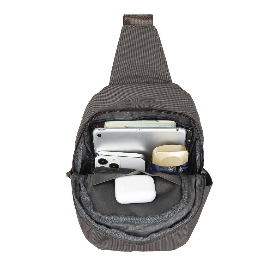 Exclusive Serisi Uniseks Bodybag Omuz Çantası Smart Bags 8709 Gri