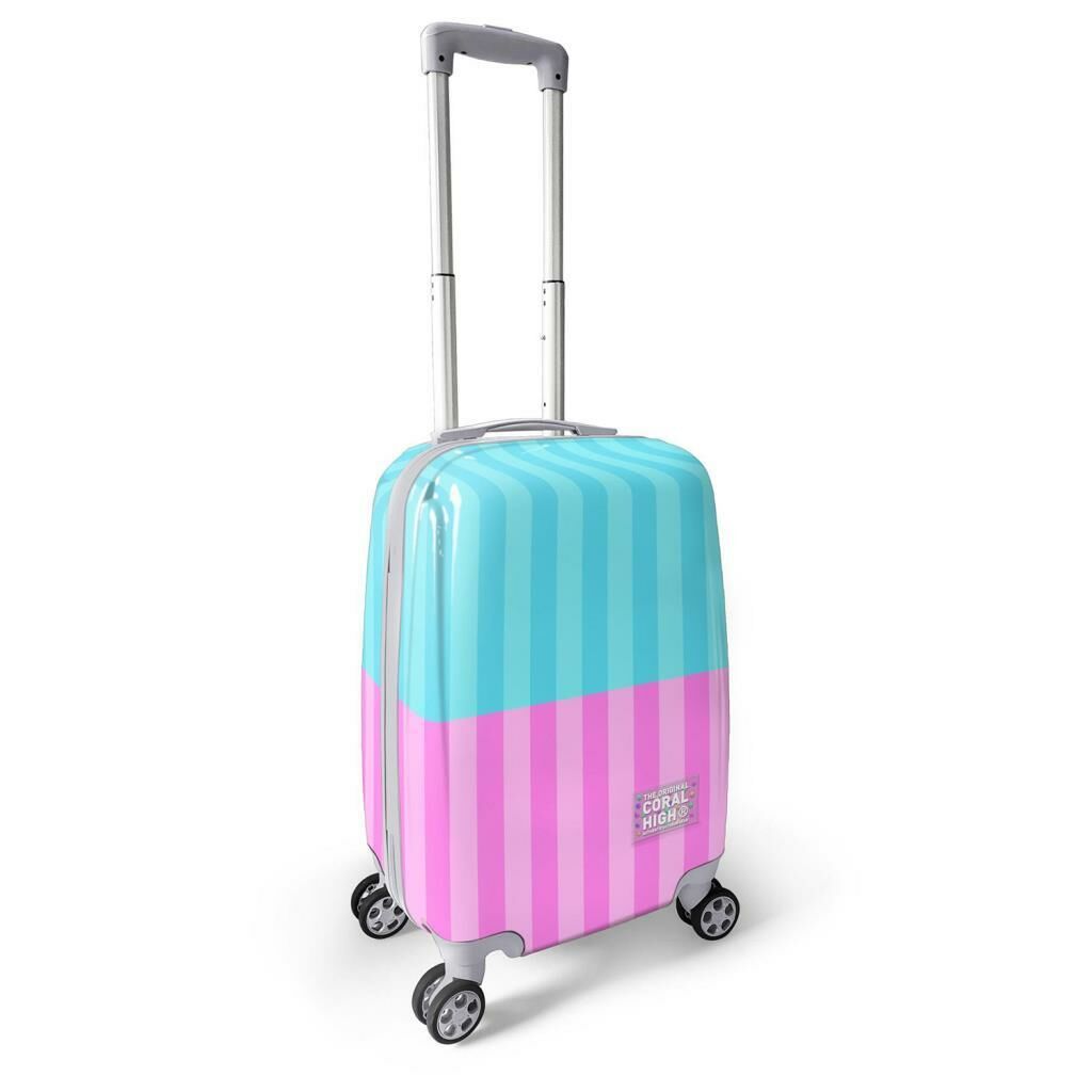 Coral High Kabin Boy 50 cm. Valiz Renkli Çizgili 16554