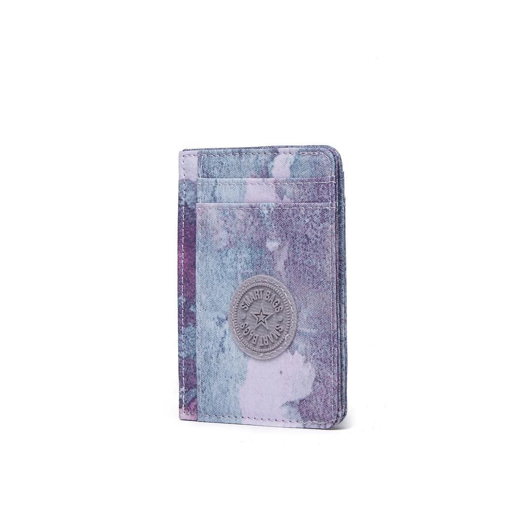 Smart Bags Kredi Kartı Cüzdanı Kartlık Uniseks Kumaş 3185 Mor Flower