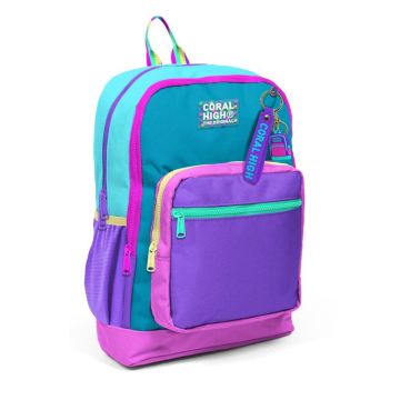 Coral High Büyük Boy Okul Sırt Çantası Pembe Pastel Renkli 23759