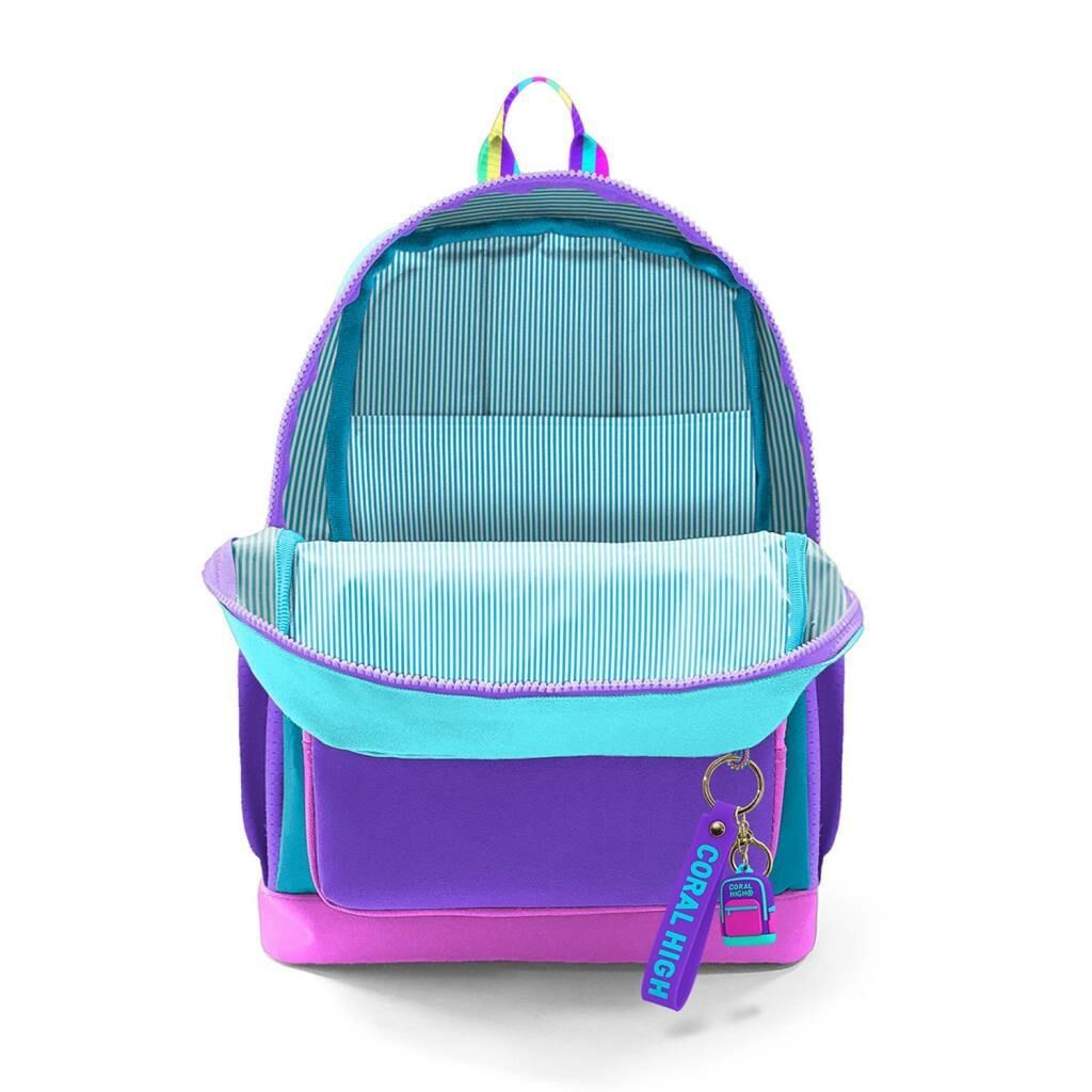 Coral High Büyük Boy Okul Sırt Çantası Pembe Pastel Renkli 23759