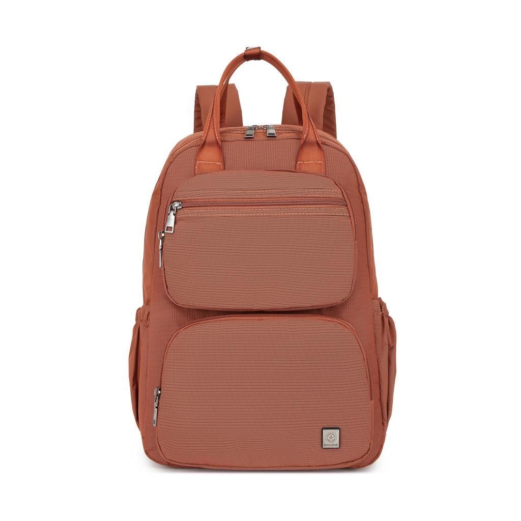 Exclusive Serisi Uniseks Sırt Çantası Smart Bags 8710 Kiremit