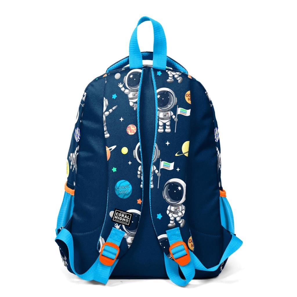 Coral High Astronot Desenli Büyük Boy Okul Sırt Çantası 23486