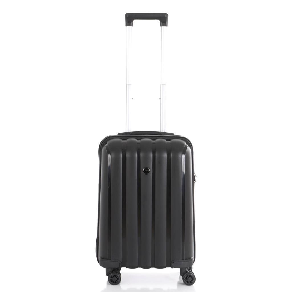 MÇS 3lü Set Kırılmaz Silikon Seyahat Valizi Bavulu V305 Siyah