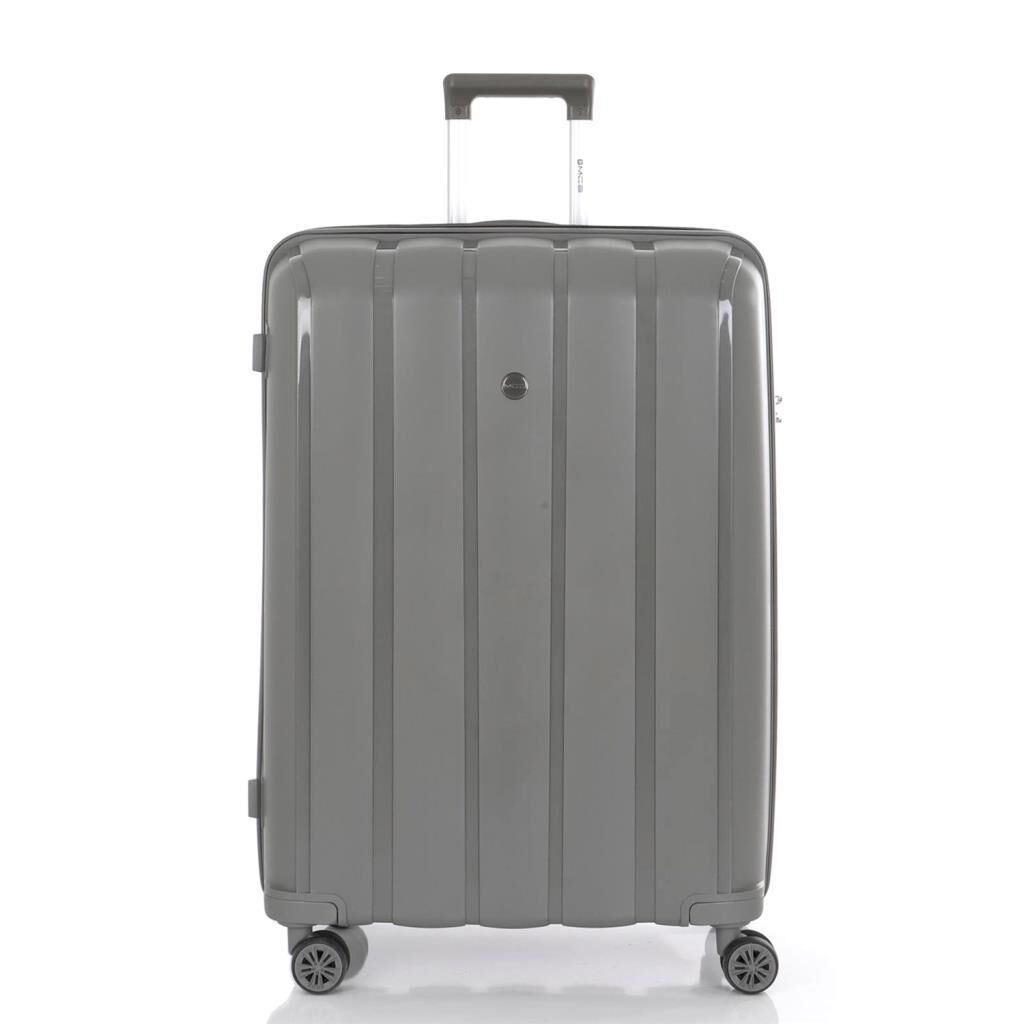 MÇS 3lü Set Kırılmaz Silikon Seyahat Valizi Bavulu V305 Gri