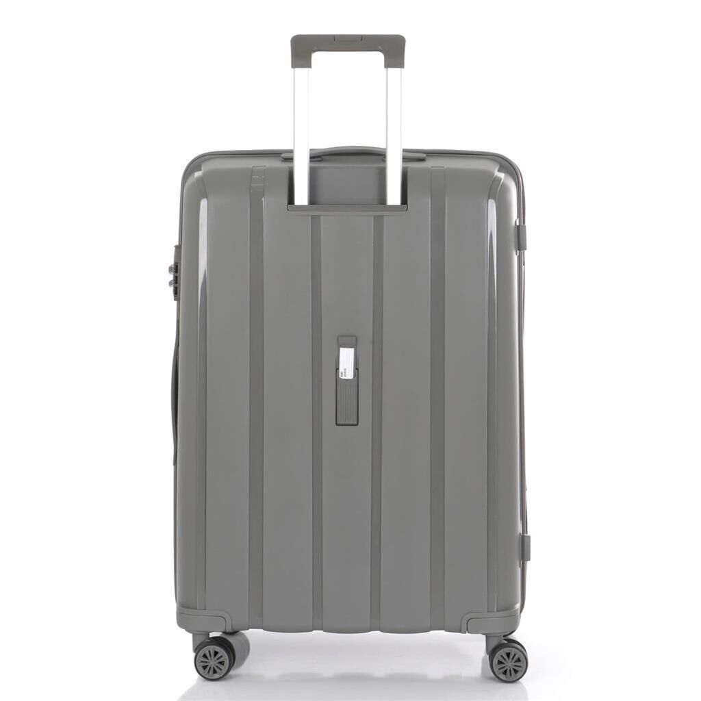 MÇS 3lü Set Kırılmaz Silikon Seyahat Valizi Bavulu V305 Gri