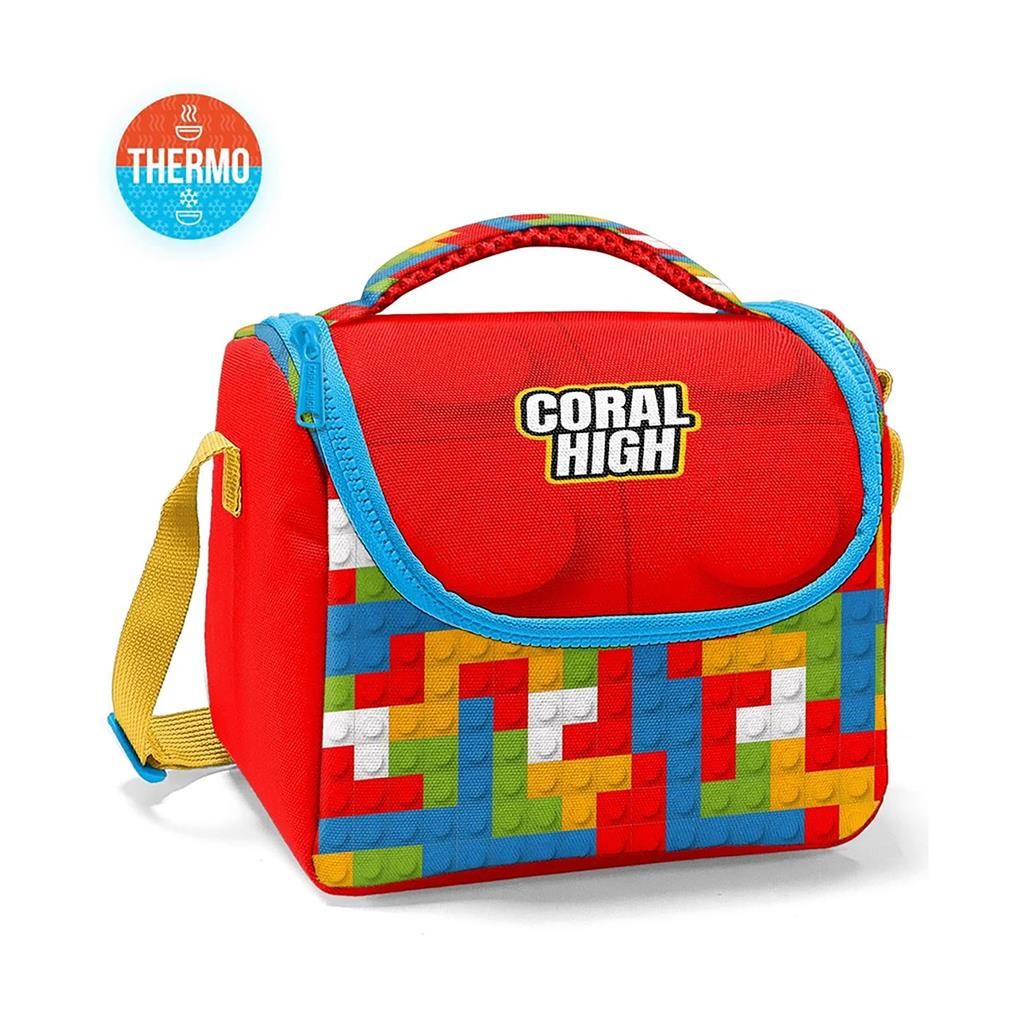 Coral High Thermo Beslenme Çantası Blok Desenli 11791